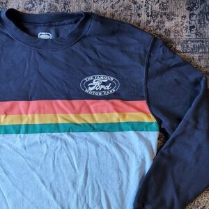 Ford The Famous Motor Cars Navy and Multicolor Sweatshirt